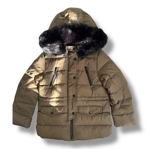 ZARA Girls Feather Puffer Jacket Quilted Insulated Size 9/10 cm140